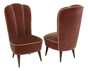 Set of Mid-Century Modern Italian Lounge Chairs attributed to Isa Bergamo, 1950s