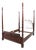 Thomasville Queen Size Mahogany Poster Bed For Sale