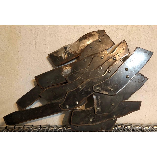 Metal Robert Goodnough, Abstract Expressionist Patinated Metal Assemblage Sculpture Steel, Nuts, Bolts For Sale - Image 7 of 10