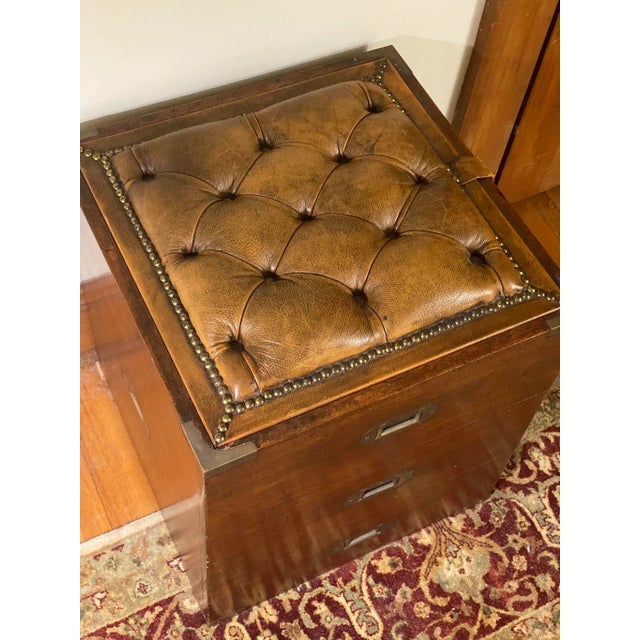 19th Century English Campaign Trunk For Sale - Image 10 of 13