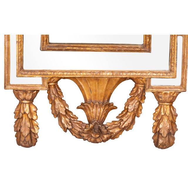 Italian Neoclassical Giltwood Mirrors - A Pair For Sale - Image 4 of 13