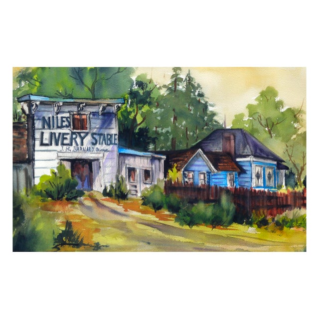 California Livery Stable by Elsa Hull For Sale - Image 4 of 5
