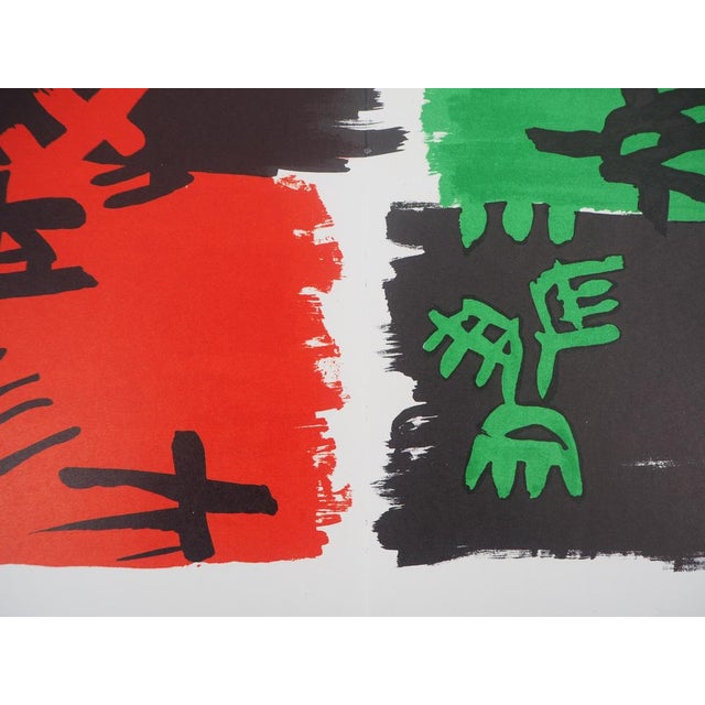 Giuseppe Capogrosi, Caractères en Miroir, Original Lithograph For Sale - Image 4 of 6