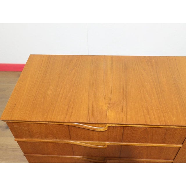 Mid Century Modern Vintage Teak Danish Credenza Sidebaord by Christian Linneber For Sale - Image 9 of 15