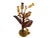 Stunning mid century modern solid wood carved flower arrangement Art figurine. The main stem is sitting on a oval shape...
