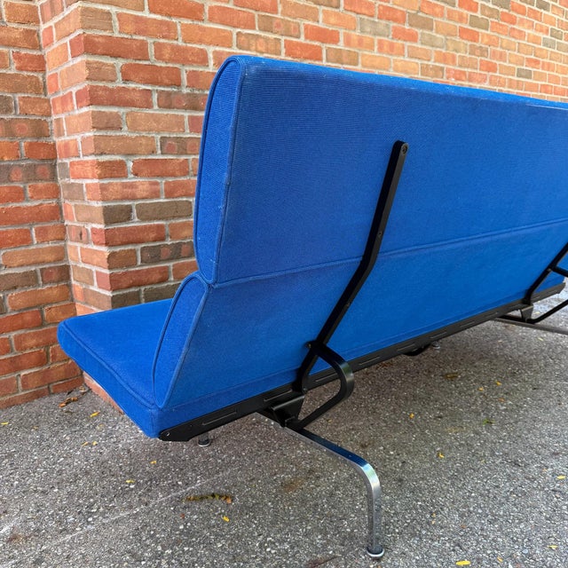 Herman Miller Herman Miller Eames Compact Sofa in Cobalt Blue, 2006 For Sale - Image 4 of 12