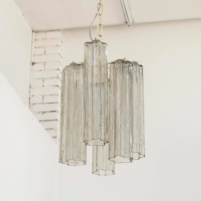 Tronchi Suspension Light in Murano Glass, Italy For Sale - Image 9 of 12