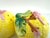 Yellow Vintage Majolica Style Lemon Salt & Pepper Shakers – Hand-Painted Ceramic, a Pair For Sale - Image 8 of 10