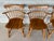 Description: S. Bent Brothers Maple Comb Back Arm Chairs - Set of 4 . High Quality Craftsmanship, Normal Vintage Furniture...