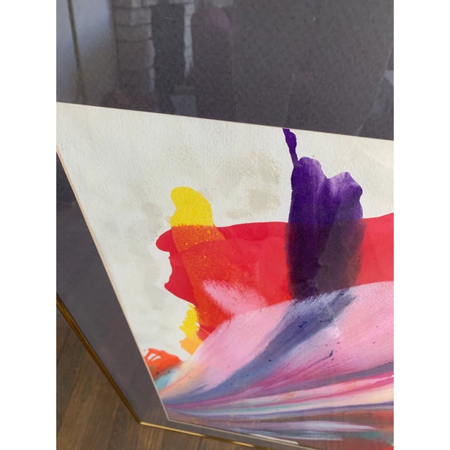 Late 20th Century Postmodern Abstract Painting by Frealon Norden Bibbins For Sale - Image 4 of 11