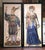 Pair Early 20th Century Carnival Costume Chromolithographs in Black Frames For Sale In Dallas - Image 6 of 12