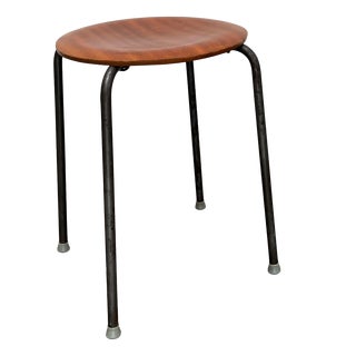 Mid-Century Modern Danish Teak Stool, 1960s For Sale
