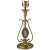 Wedgwood Mid 20th Century Neoclassical Gilt Bronze Lyre & Green Jasperware Table Lamp Wedgewood For Sale - Image 4 of 7