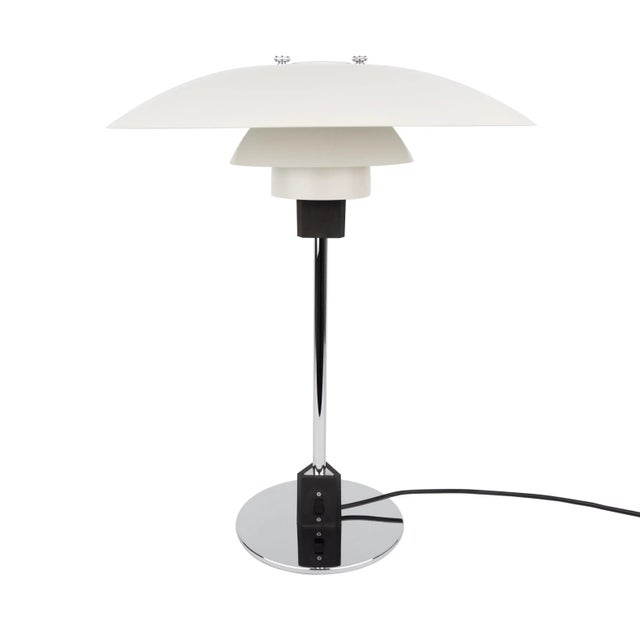 Metal Vintage Ph 4/3 Table Lamp by Poul Henningsen for Louis Poulsen, 1966 For Sale - Image 7 of 8
