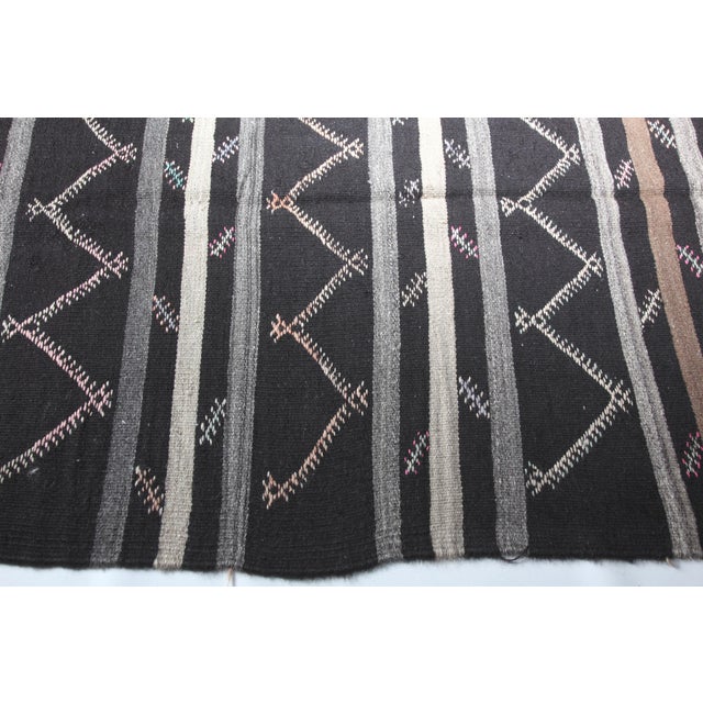 Handwoven Vintage Floor Kilim Rug -11' 6'' X 7' 5'' Feet For Sale In Tampa - Image 6 of 13