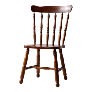 Vintage Wood Pub Style Dining Chair