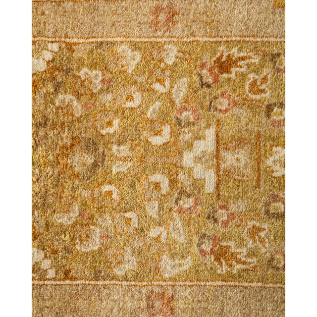 Traditional Mogul Collection Hand-Knotted Area Rug - Tan Collection 8' 0" X 10' 8" For Sale - Image 3 of 10