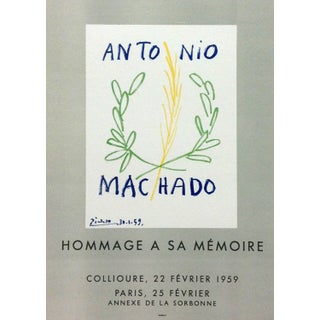 Picasso Lithograph 97 Homage a Machado Art in Posters For Sale