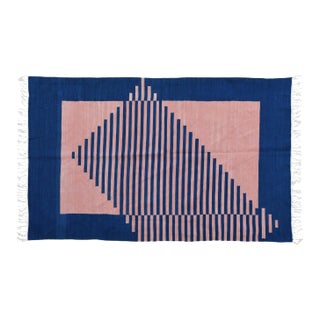 Roselani Rug, 5x8, Blue For Sale