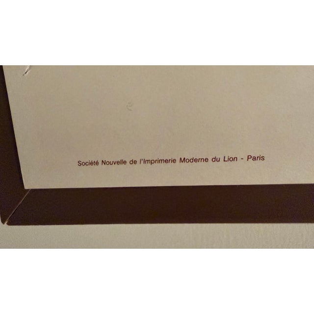 1980s 1984 Henri Matisse “Œuvres Gravées” Galerie Maeght Lelong Paris Exhibition Poster For Sale - Image 5 of 9