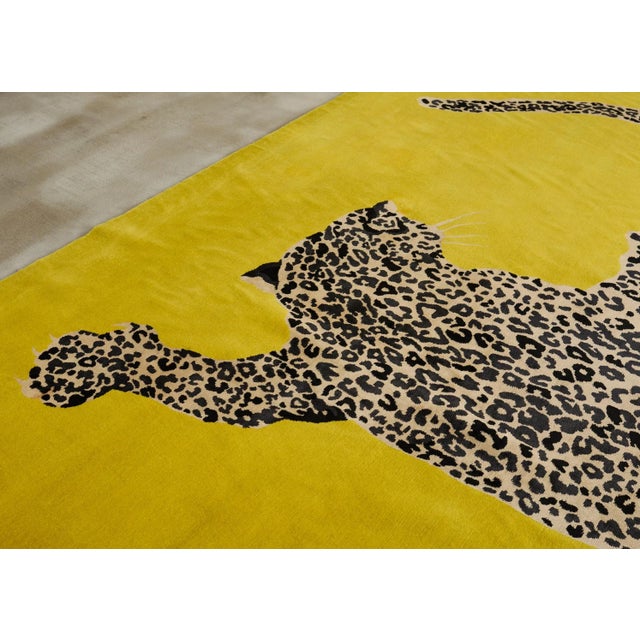Diane Von Furstenberg Double Climbing Leopard Rug 13'w X 13'l For Sale In Sacramento - Image 6 of 12
