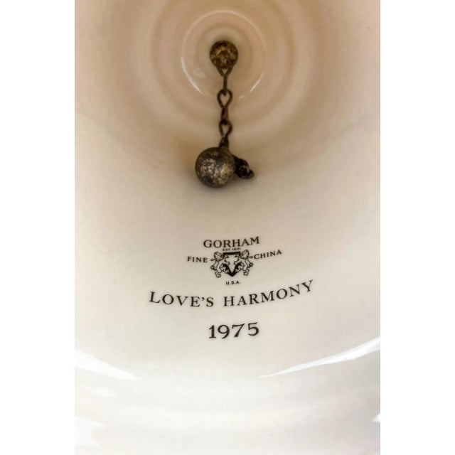 Ceramic 1975 Gotham Love Harmony Bells, Set of 2 For Sale - Image 7 of 12