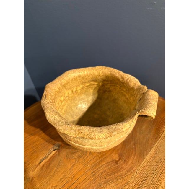 Mid-Century Modern Barbara Beck 1970s Hand-Sculpted Clay Bowl For Sale - Image 3 of 6