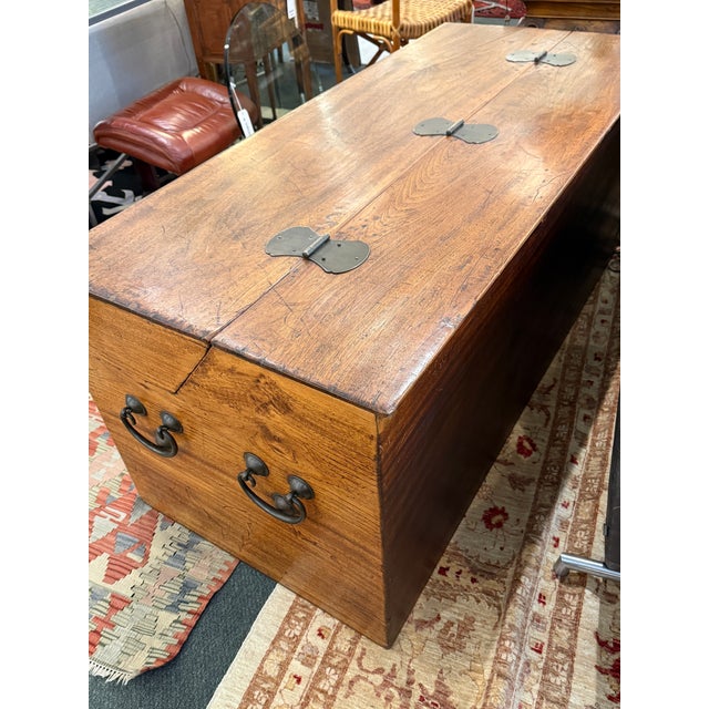 Wood Ming Wood Storage Chest + Interior Drawers, Vintage For Sale - Image 7 of 11