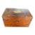 Antique English Georgian-Style Inlaid Wooden Tea Caddy For Sale