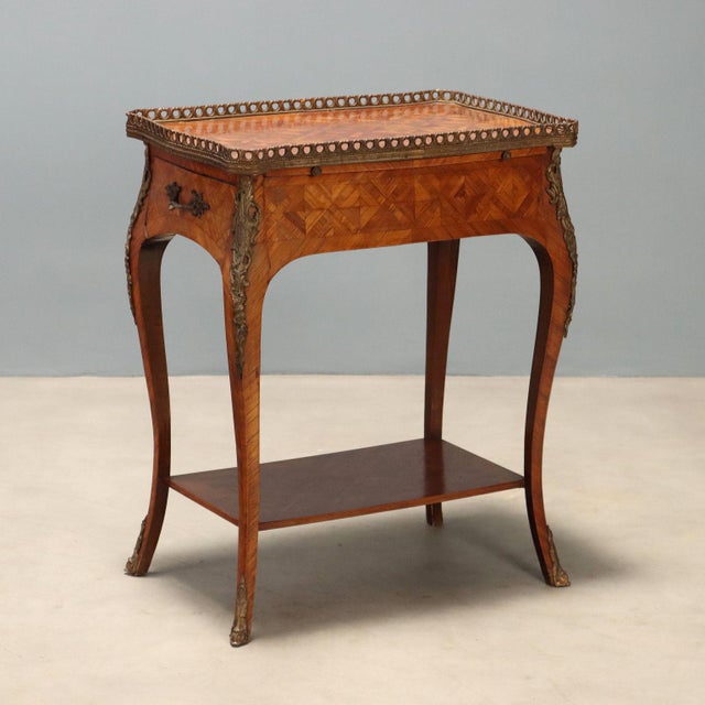 Napoleon III Italian Table in Bois De Rose, 1800s For Sale - Image 10 of 10