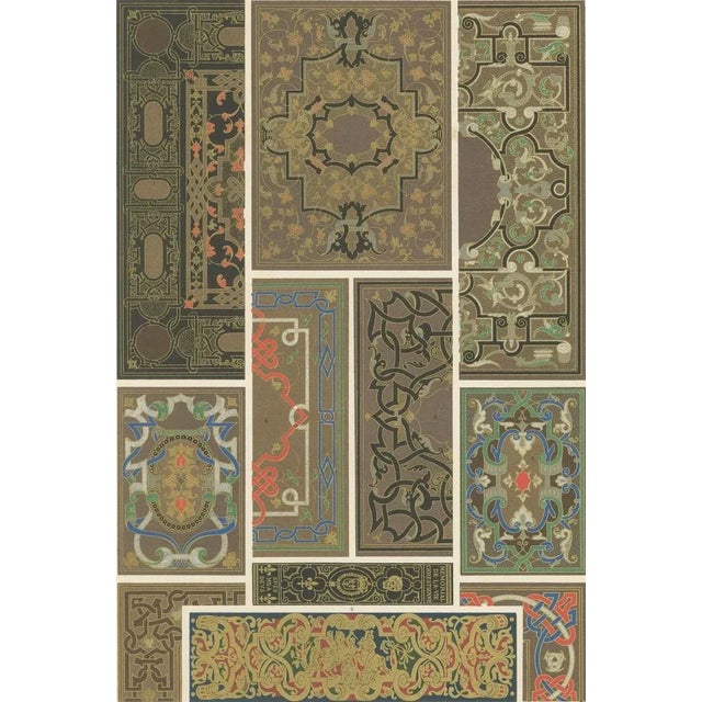 Pailon, Renaissance Decorative 1500s-1600 Panels, Plate LXIX, 1869, Print For Sale - Image 6 of 10