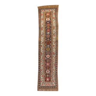 Antique Zabihi Collection Persian Tribal Serab Runner - 2'10" x 12'4" For Sale