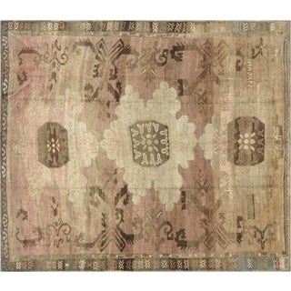 1960s Turkish Oushak Rug For Sale