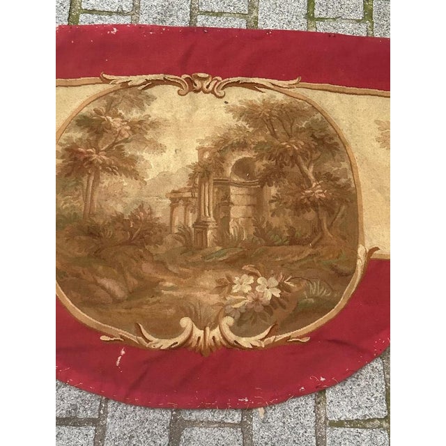 Antique French Handwoven Aubusson Tapestry for Valance, 1890s For Sale - Image 4 of 18
