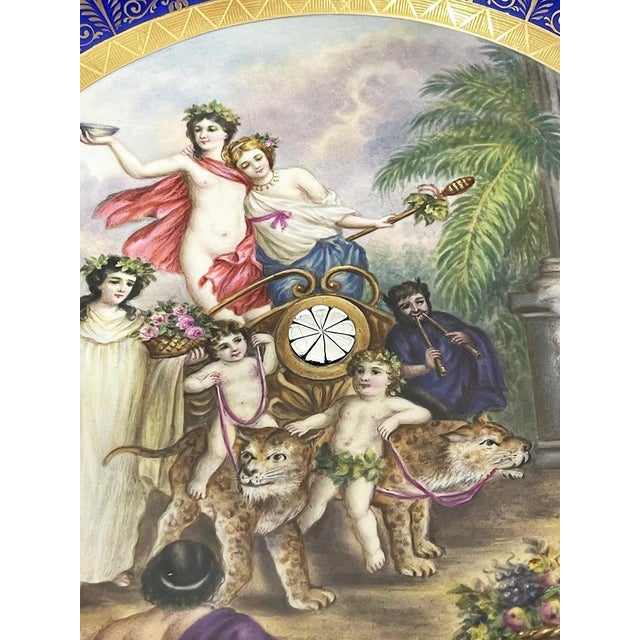 Mid 19th Century Noble Porcelain Tazza with Dutch Silver Base by F.G. De Groot, 1864 For Sale - Image 5 of 16