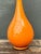 Mid-Century Modern Vintage Murano Tall Orange Glass Decanter For Sale - Image 3 of 12