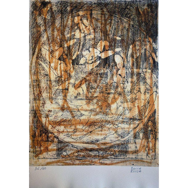 Patrick Bocca Rossa, Corps alanguis, Etching For Sale - Image 7 of 7