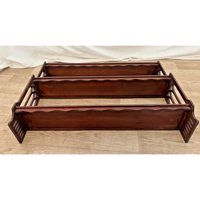 Antique Mahogany Plate Shelf Small Book Display Free Standing or Wall Mount For Sale - Image 10 of 10