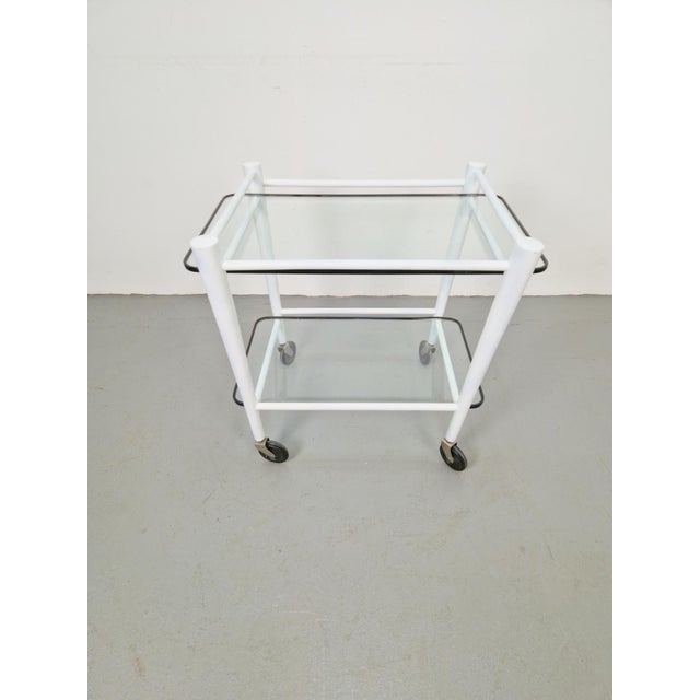 Pastoe Mid-Century Serving Trolley by Cees Braakman for UMS Pastoe, 1950 For Sale - Image 4 of 7