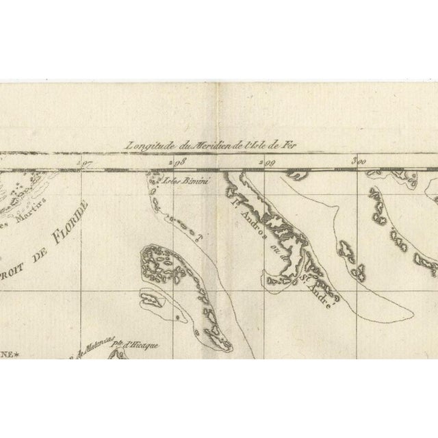 Cuba Enlightenment Island Map by Rigobert Bonne, 1780s For Sale - Image 4 of 12