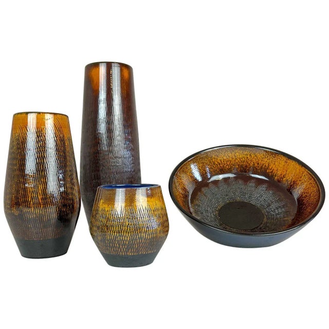 Mid-Century Modern Ceramic Vases from Upsala-Ekeby, 1960s, Set of 4 For Sale - Image 17 of 17