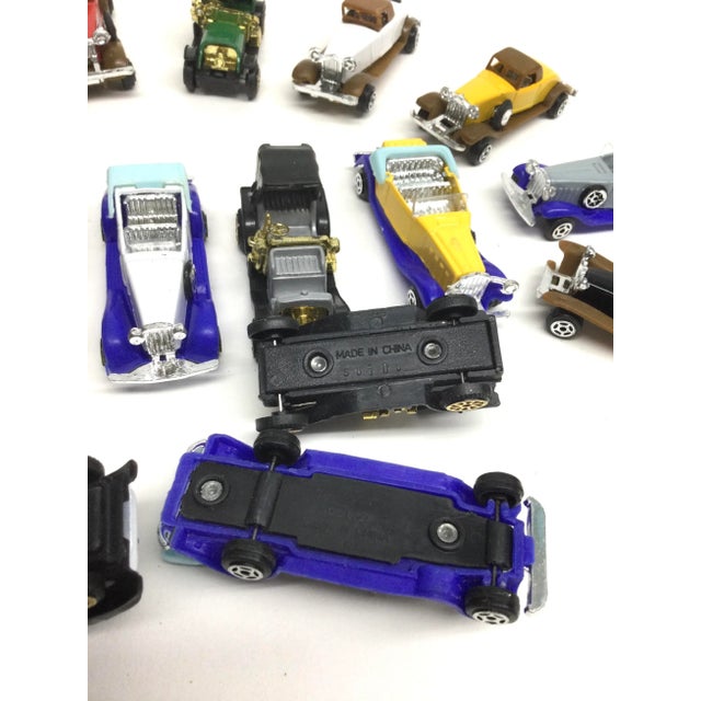 Metal 20 Piece Die-Cast Miniature Classic Car Set 1970’s Never Used For Sale - Image 7 of 12