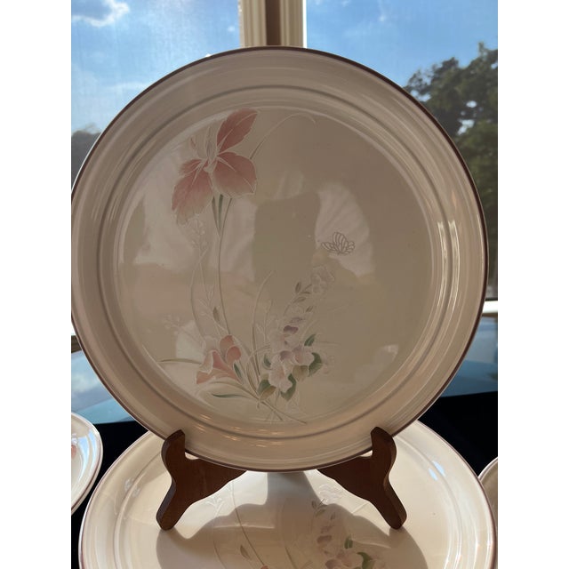 Noritake Spring Orchid 57-Piece Dinnerware Set For Sale - Image 10 of 11