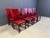 Red Leather Dining Chairs from Roche Bobois, France, 1980s, Set of 8 For Sale - Image 6 of 15