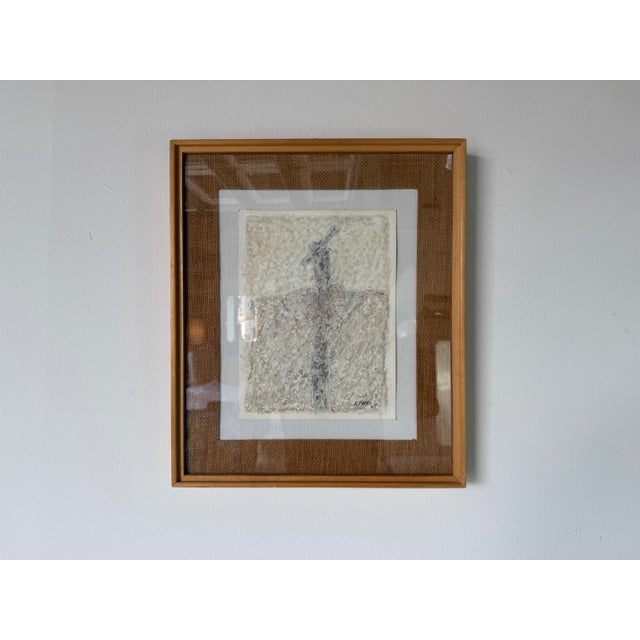 2005 E. Parra Impressionist Pastel on Paper Painting Framed Under Glass For Sale - Image 10 of 12