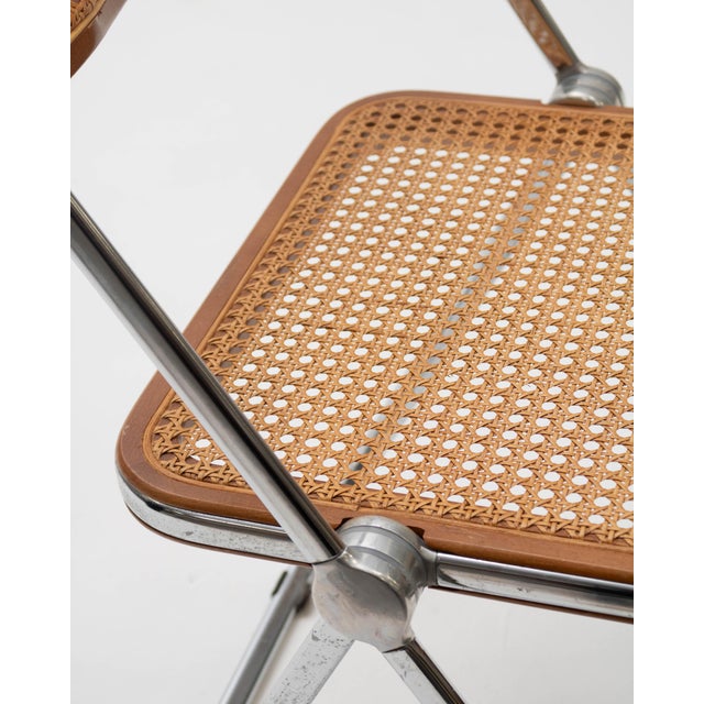 Brown Plia Chairs by Giancarlo Piretti for Anonima Castelli, 1960s, Set of 4 For Sale - Image 8 of 9