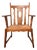Arts and Crafts Oak Lounge Chair, 1890s For Sale