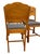 Vintage Set of 4 Carved Dining Chairs With Upholstered Seats For Sale - Image 10 of 11