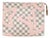Louis Vuitton Damier Azur Tahitienne 26 Toiletry Pink Pochette Clutch Bag For Sale