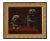 19th Century "Study of Two Dogs" Oil on Canvas Painting by Levi W. Prentice For Sale